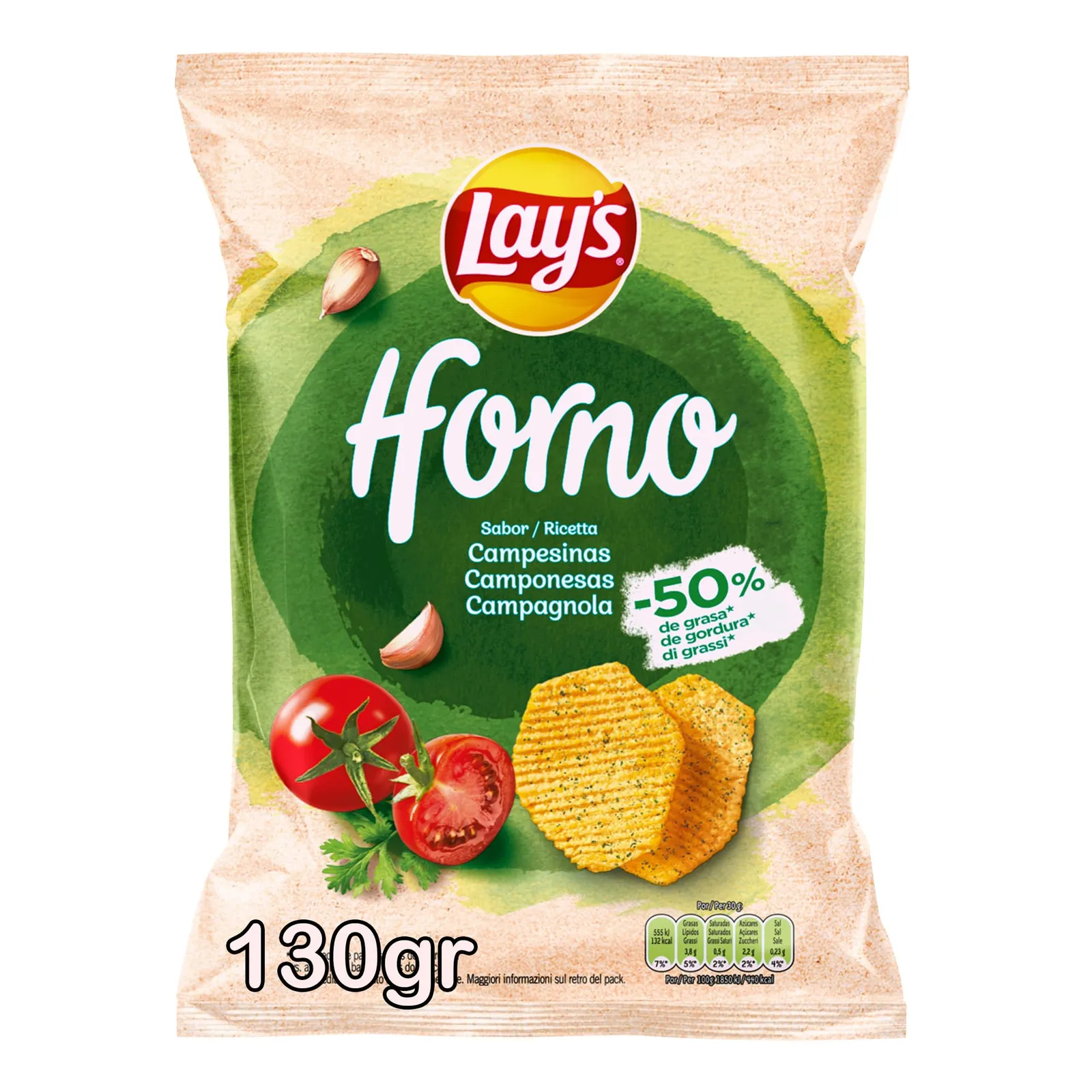 Lay's Horno Campesinas 4x130g Pack Oferta
