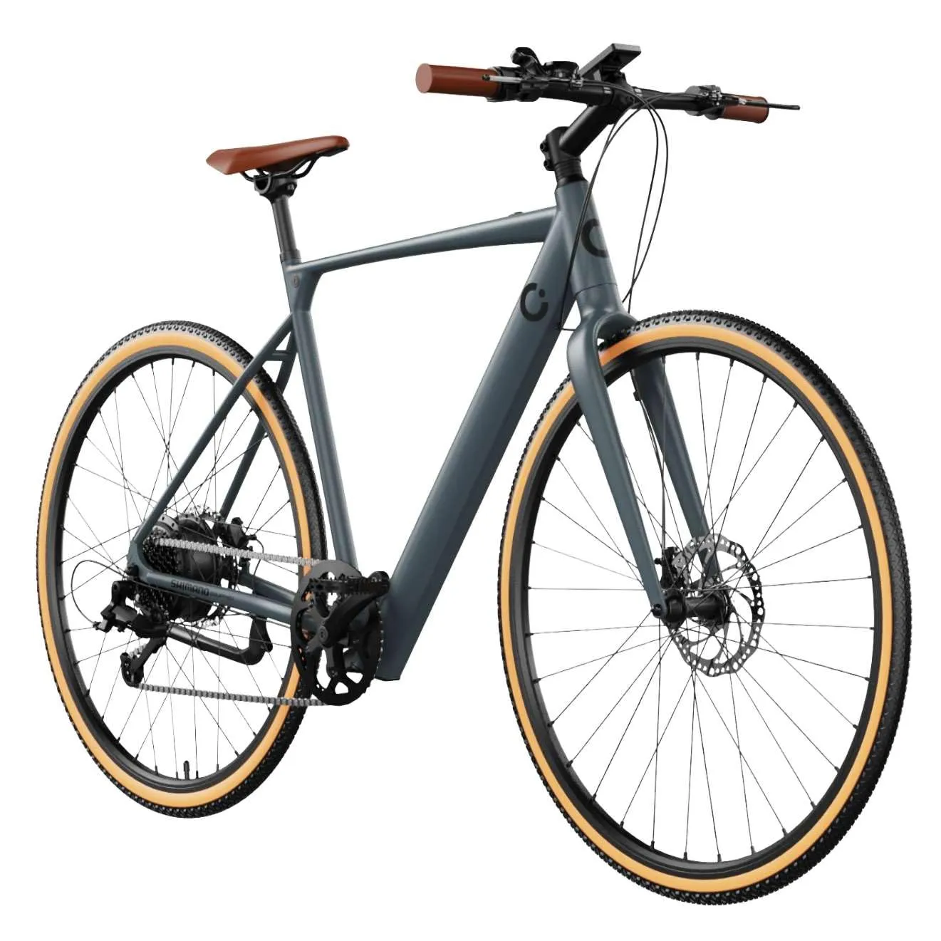 Bicicleta Eléctrica Urbana Cecotec Sprint Silver 28" - Autonomía 70km, Freno Disco Hidráulico, 8v