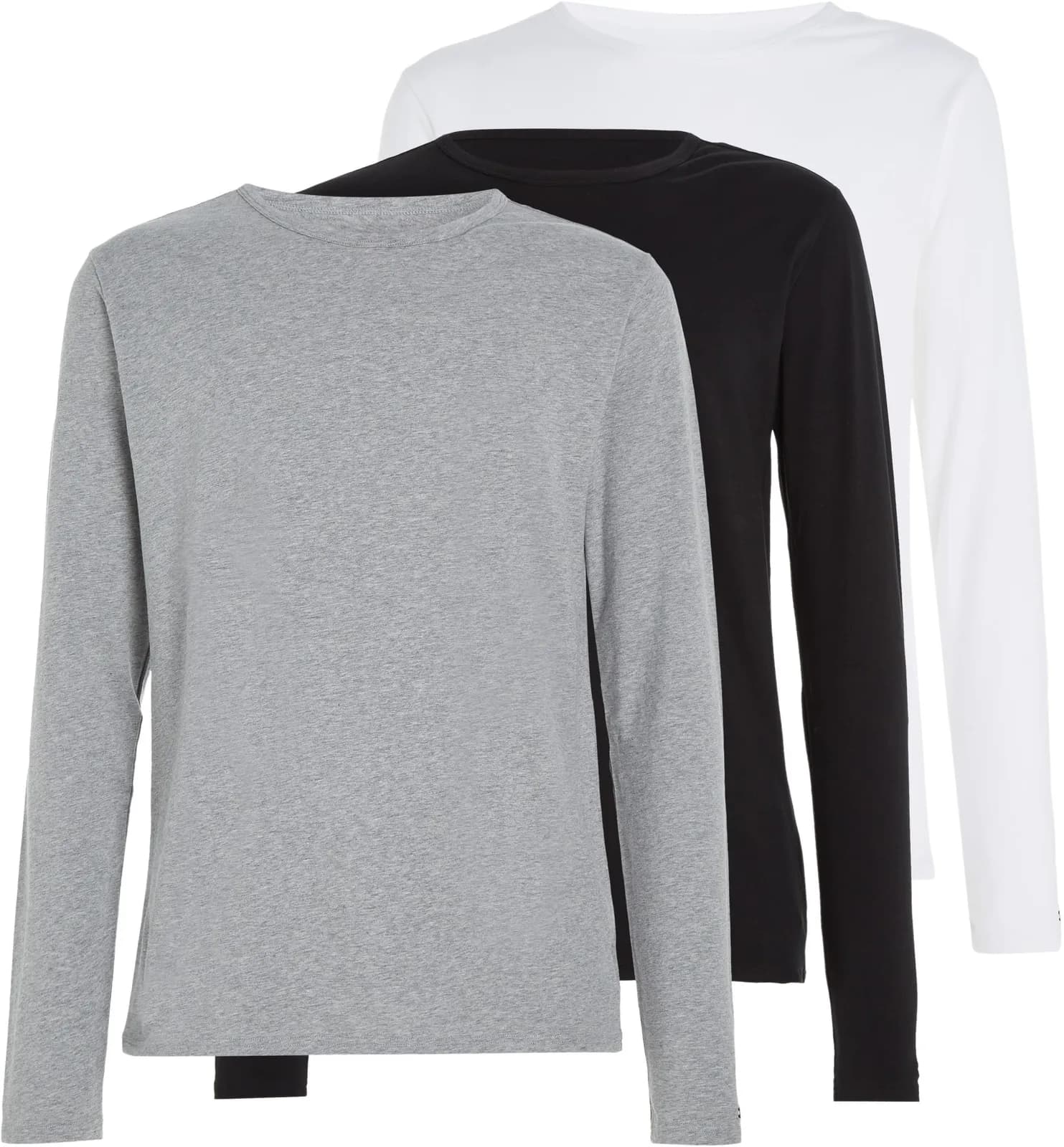 Pack 3 Camisetas Tommy Hilfiger Manga Larga Algodón Hombre
