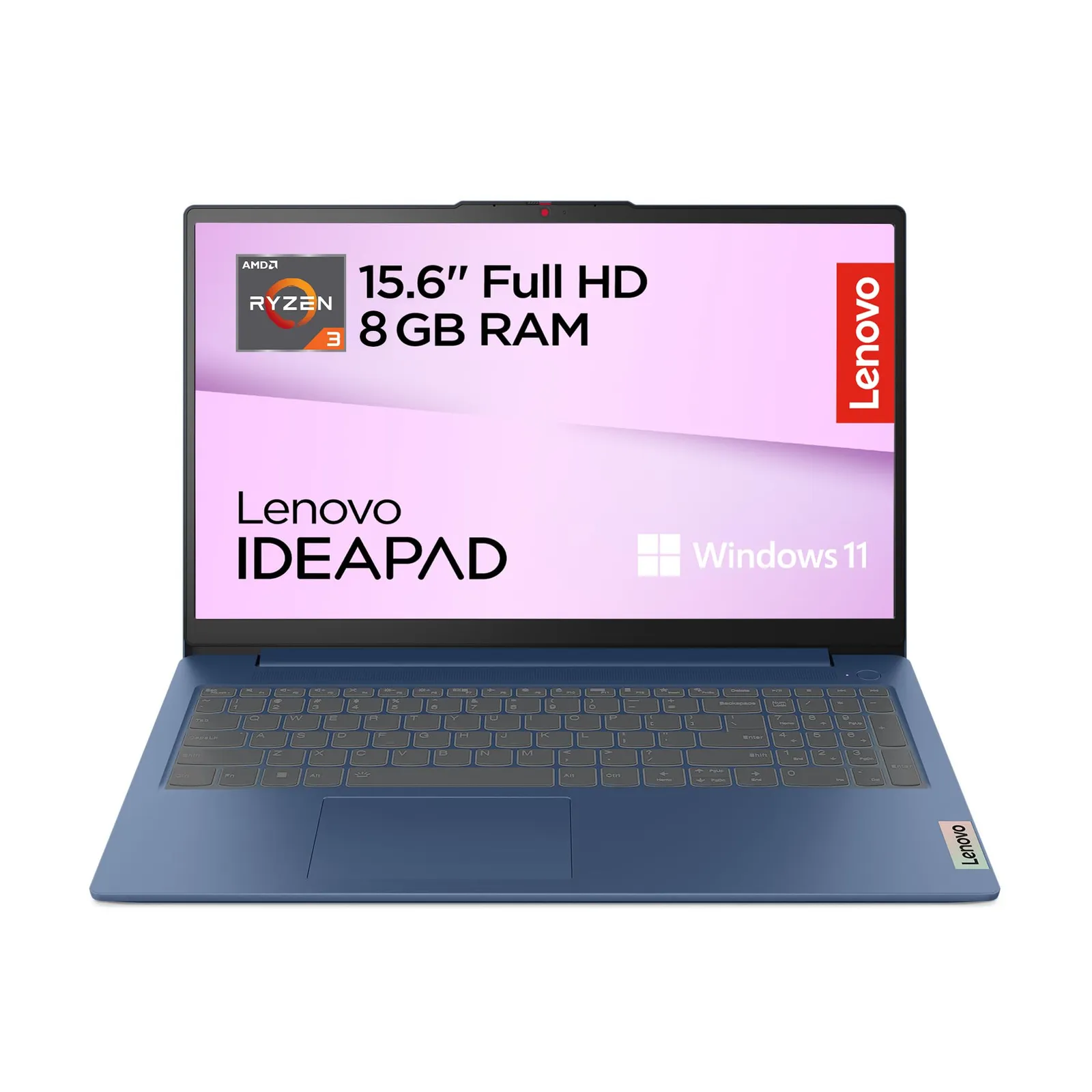 Lenovo IdeaPad Slim 3 Gen 8: Portátil 15.6" FHD, Ryzen 3 30, 8GB RAM, 512GB SSD, Wi-Fi 6, Win 11