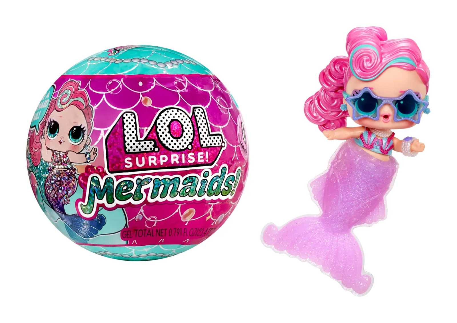 Muñeca L.O.L. Surprise Mermaids Tots con Accesorios