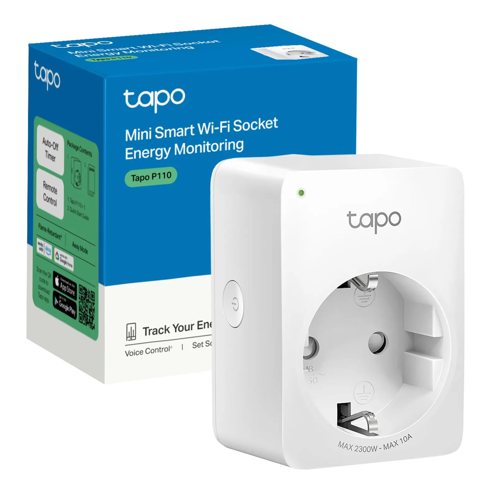 Tapo P110: Mini Enchufe Inteligente Wi-Fi con Monitoreo de Energía
