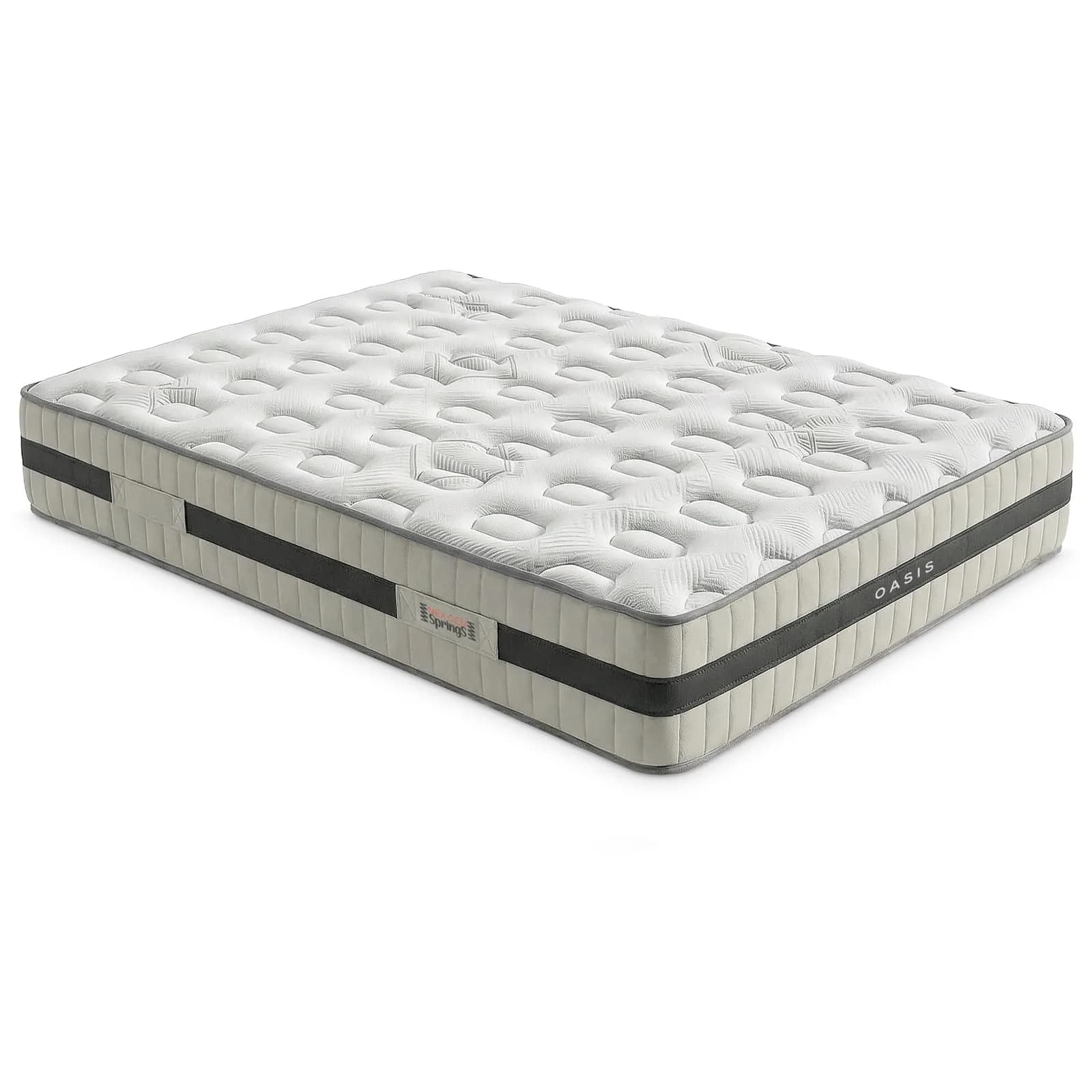Colchón Duérmete Online Oasis 150x190cm: Viscoelástico, Muelles Ensacados, 28cm Altura, Alta Firmeza