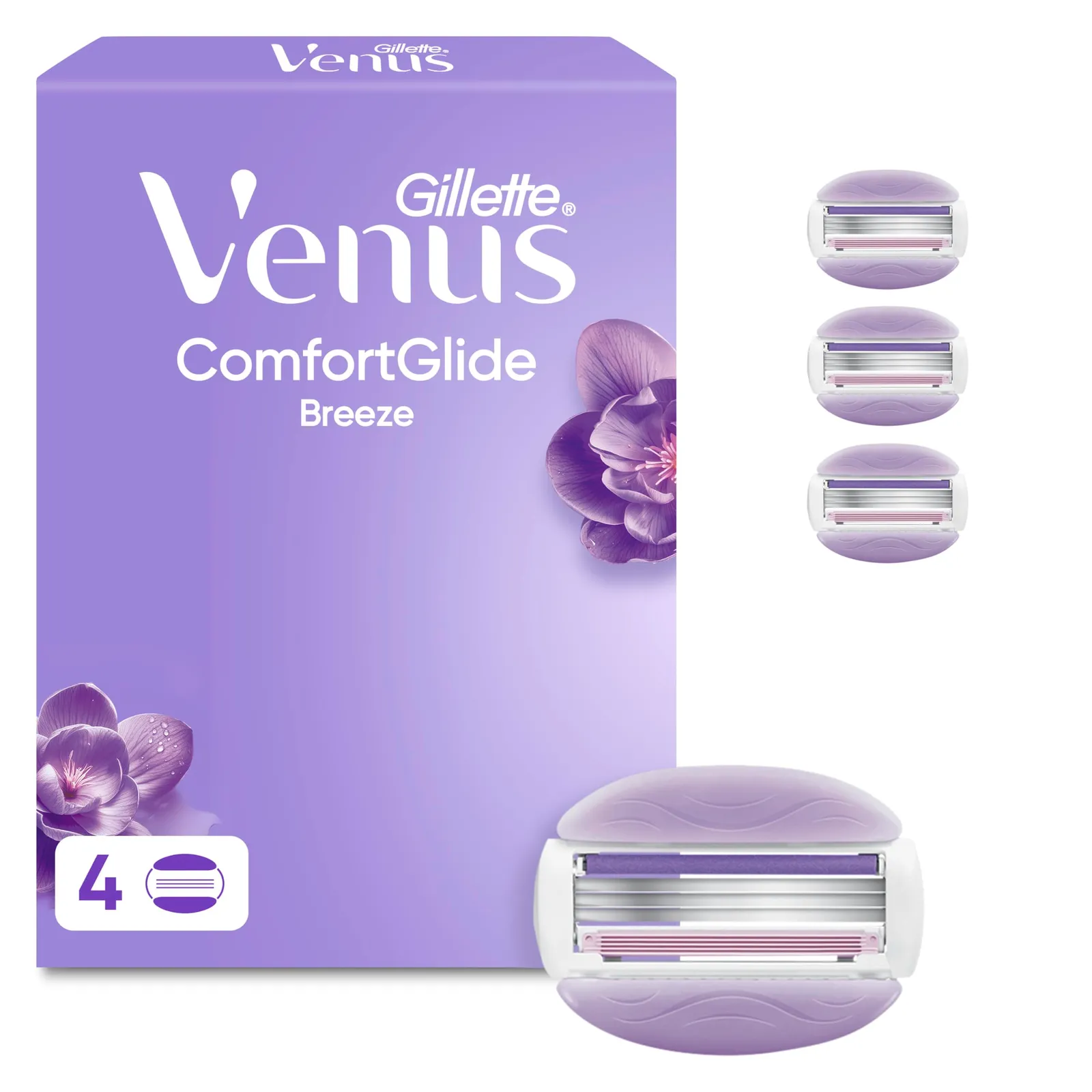Gillette Venus ComfortGlide: Recambios de cuchillas para mujer (3 unidades)