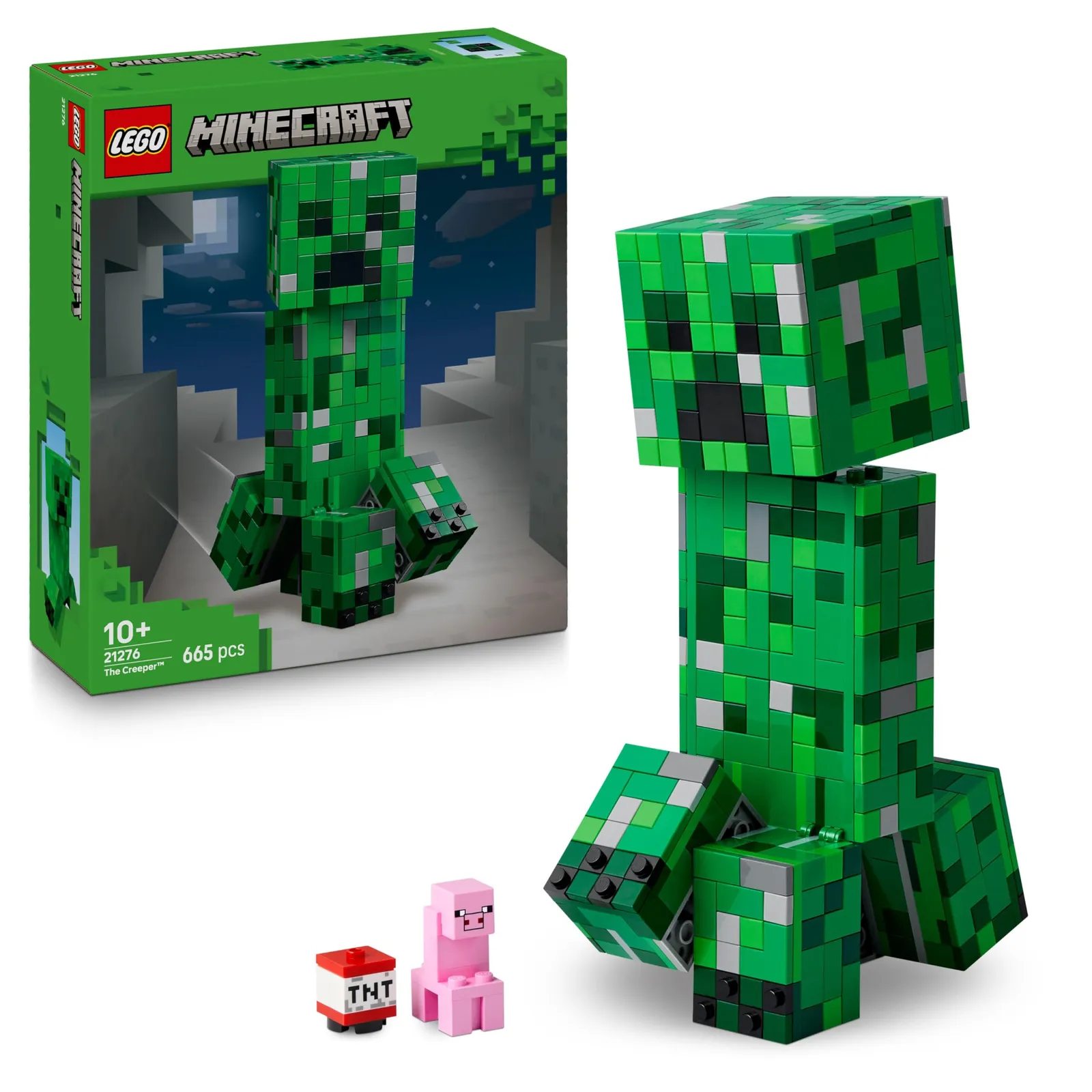 Lego Minecraft El Creeper: Set con Figura Articulada y Accesorios