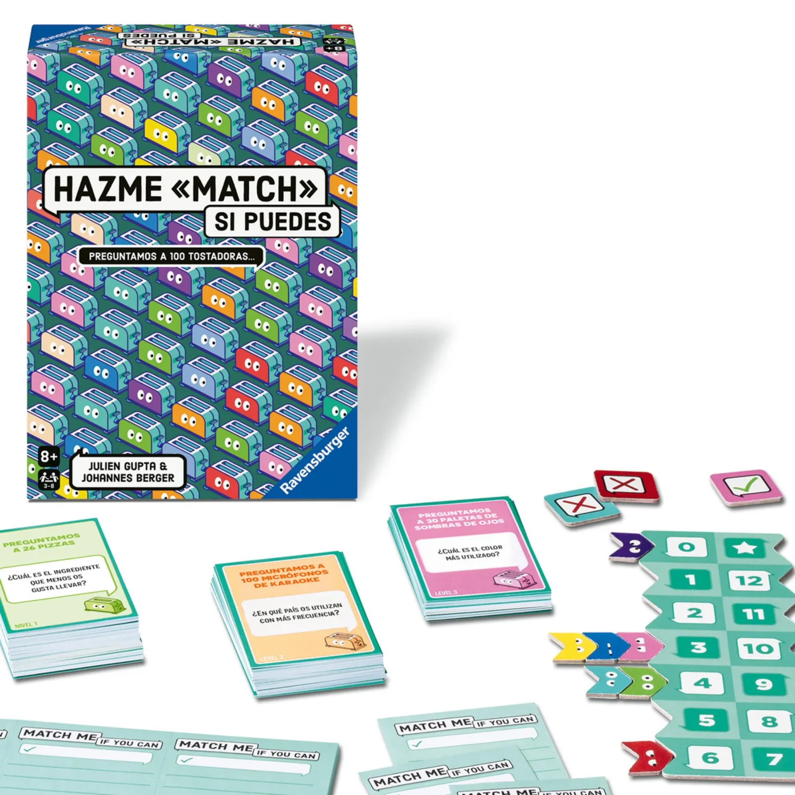 Ravensburger Hazme Match Si Puedes: Juego de Mesa Divertido