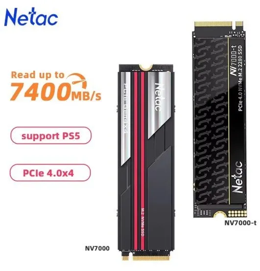 SSD Netac NV7000-t 1TB NVMe PCIe 4.0, 7400 MB/s
