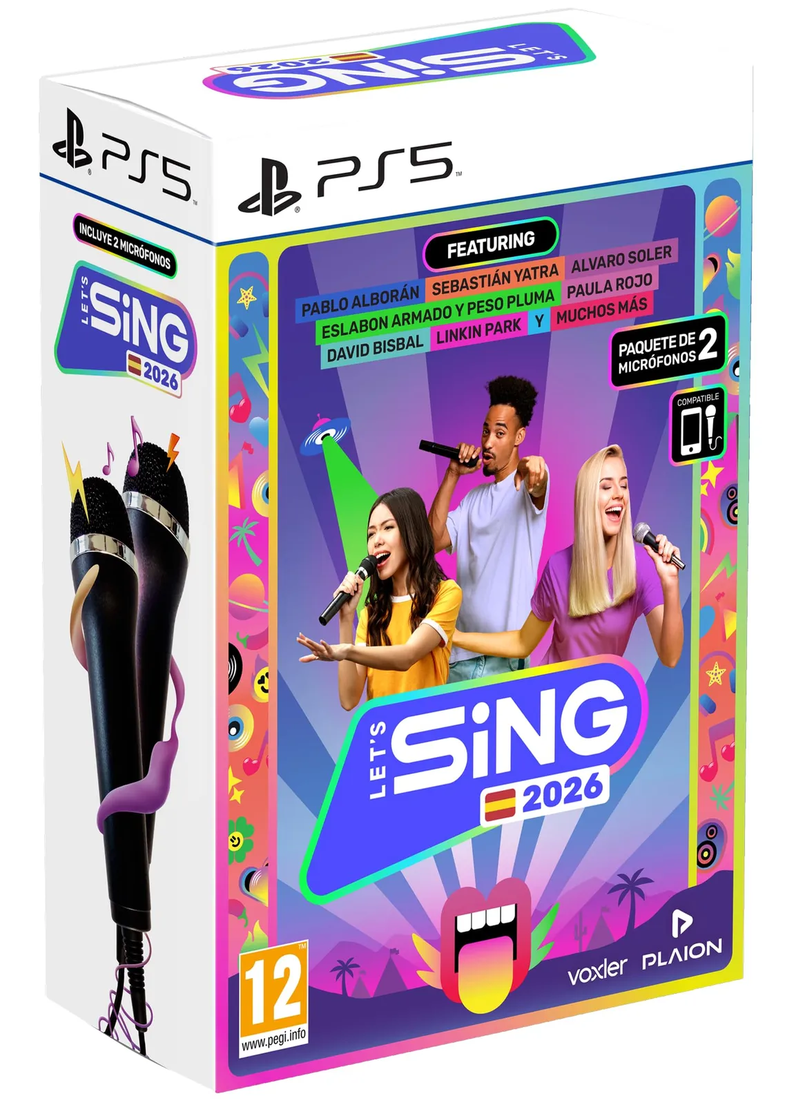 Let's Sing 2026 ESP Edición + 2 Micrófonos para PS5
