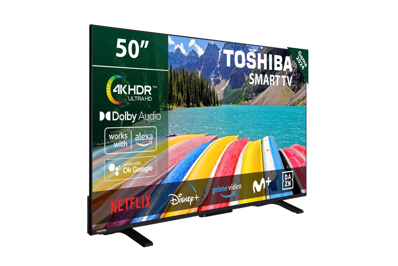 Toshiba Smart TV 50" 4K UHD: Televisión Inteligente con HDR10 y Sonido Dolby