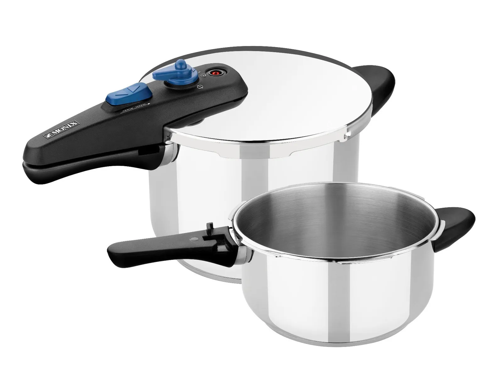 Set Ollas Rápidas Monix Veloce 4+6L Acero Inoxidable