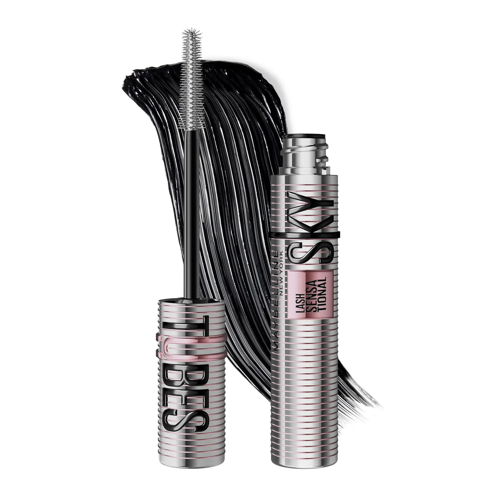 Maybelline New York Lash Sensational Sky Tubes, Máscara de Pestañas Very Black