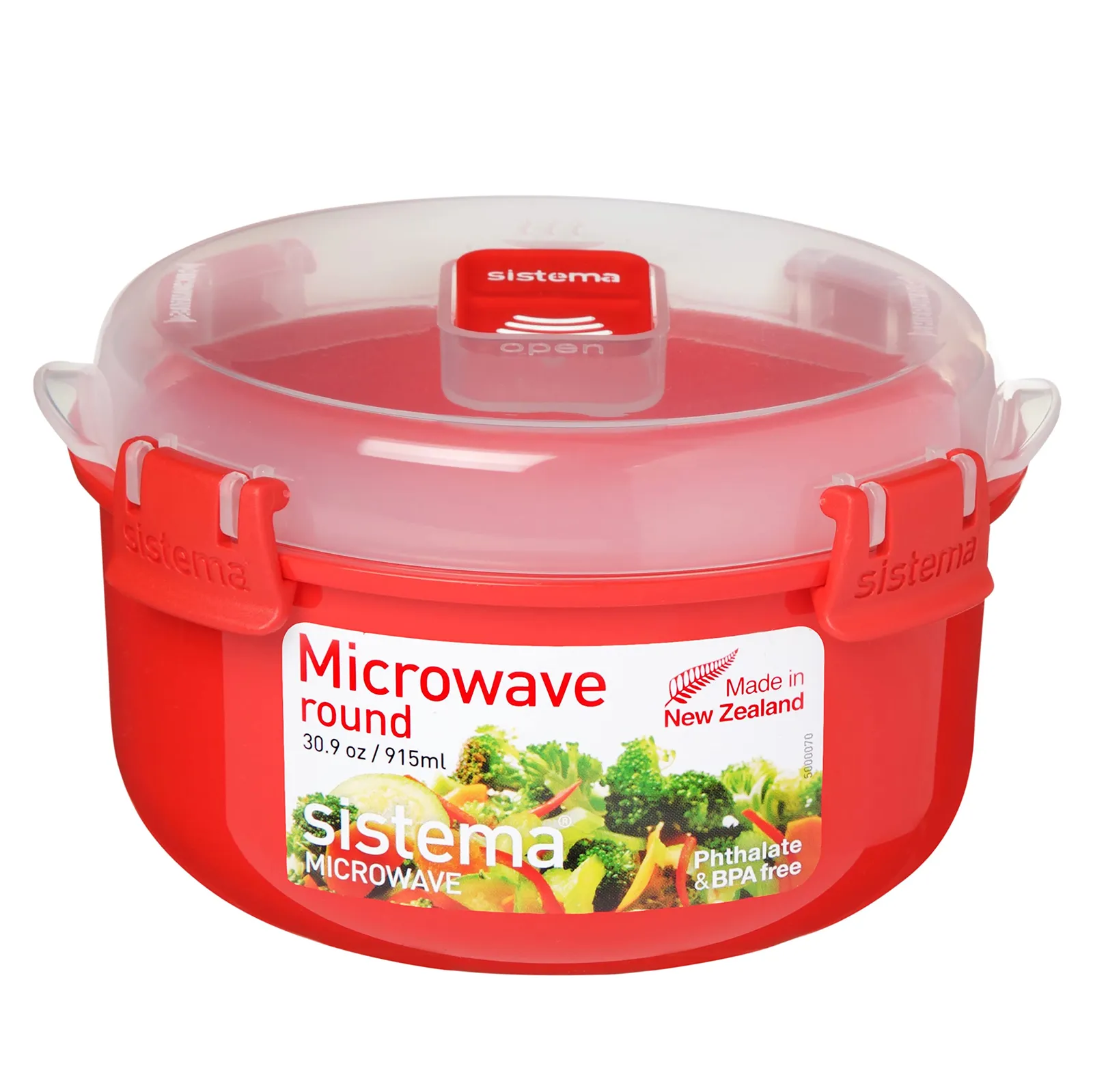 Recipiente para microondas Sistema Microwave Bol Redondo 915ml con salida de vapor