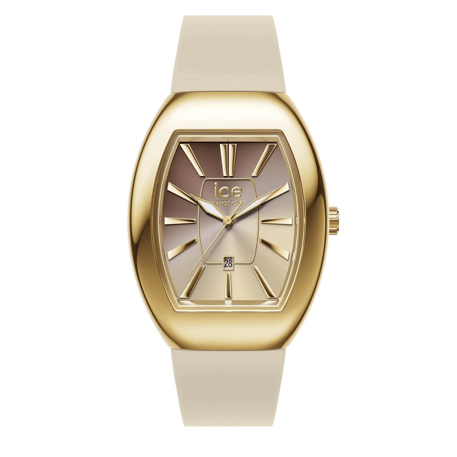 Reloj Ice-Watch Ice Boliday para mujer, dorado con correa de silicona