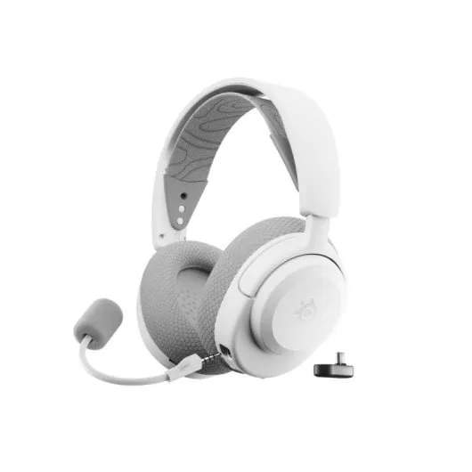 Auriculares SteelSeries Arctis Nova 3P Inalámbricos Blancos con Micrófono Extraíble
