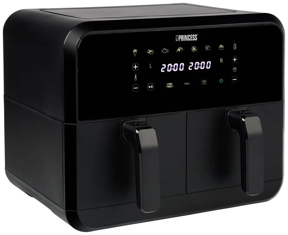 Freidora de Aire Princess Doble Cesta 8L 2400W