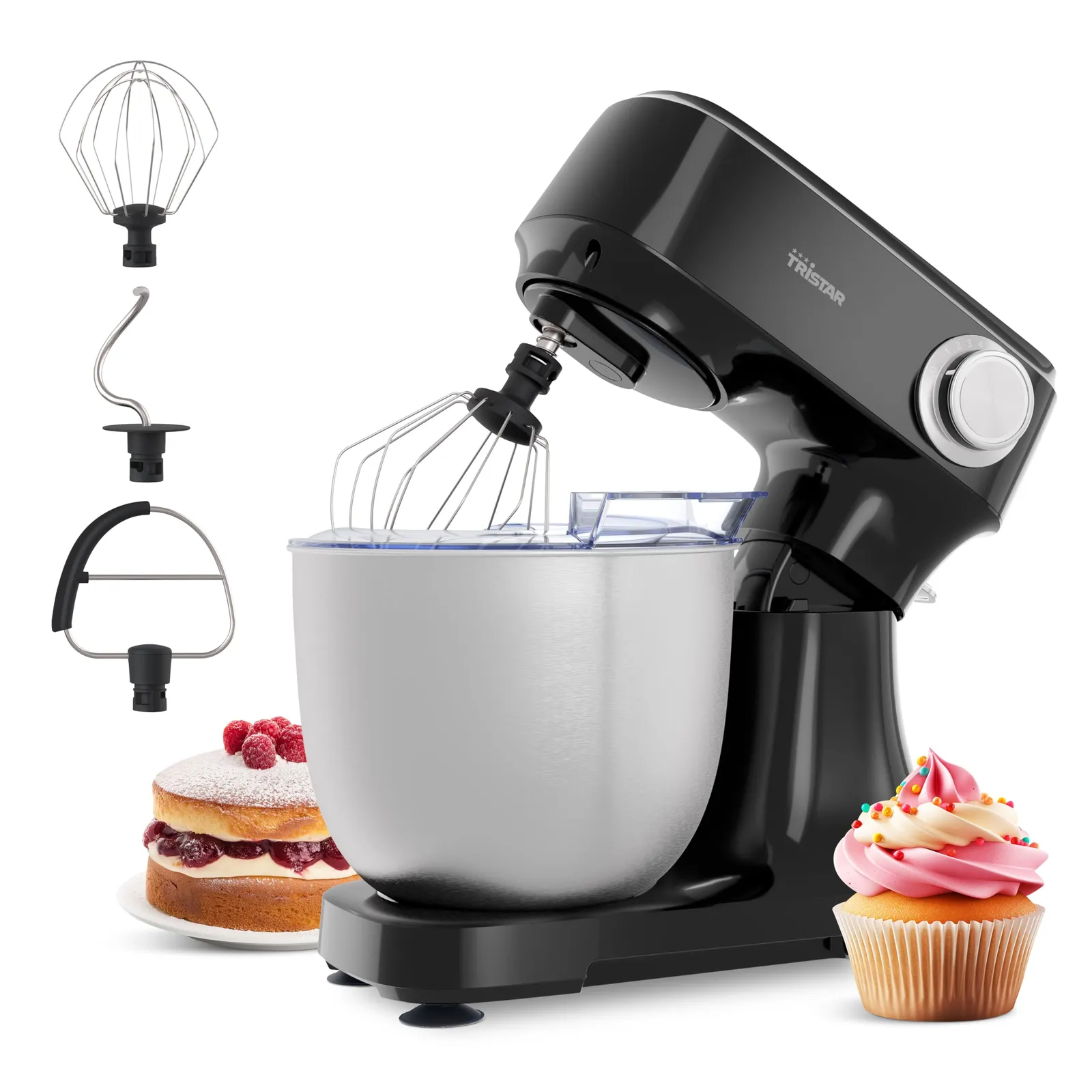 Robot de Cocina Tristar MX-4870 con Bol de 4,5L y 800W