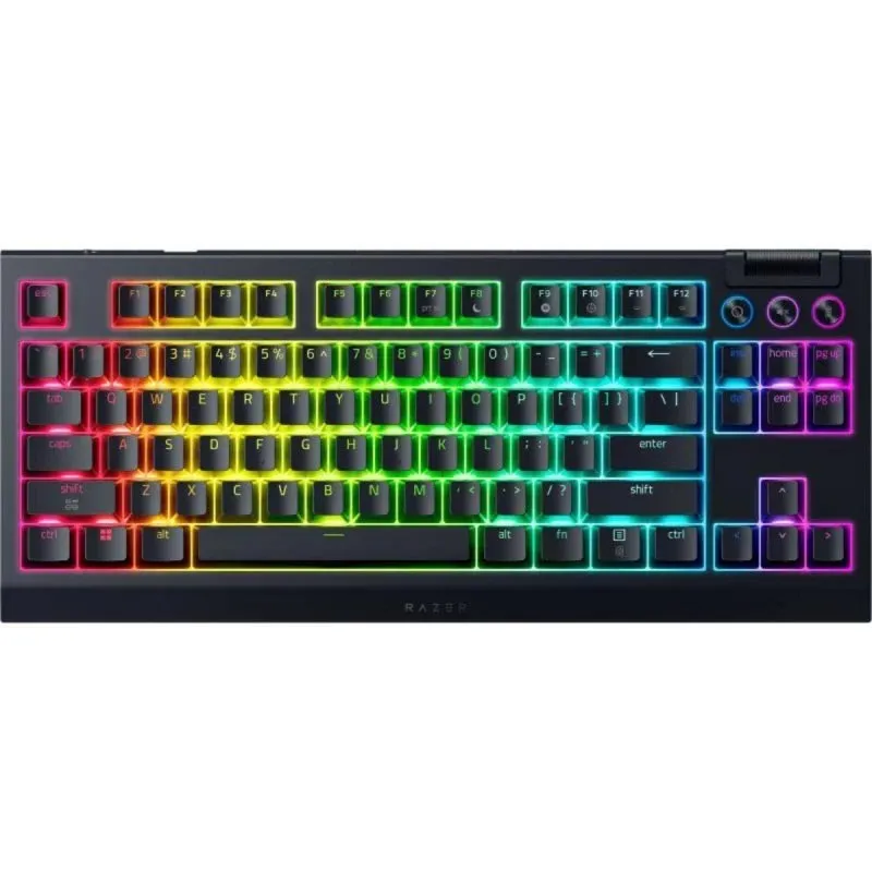Razer BlackWidow V4 Tenkeyless HyperSpeed: Teclado Mecánico Inalámbrico RGB Hot Swap (Layout ES)