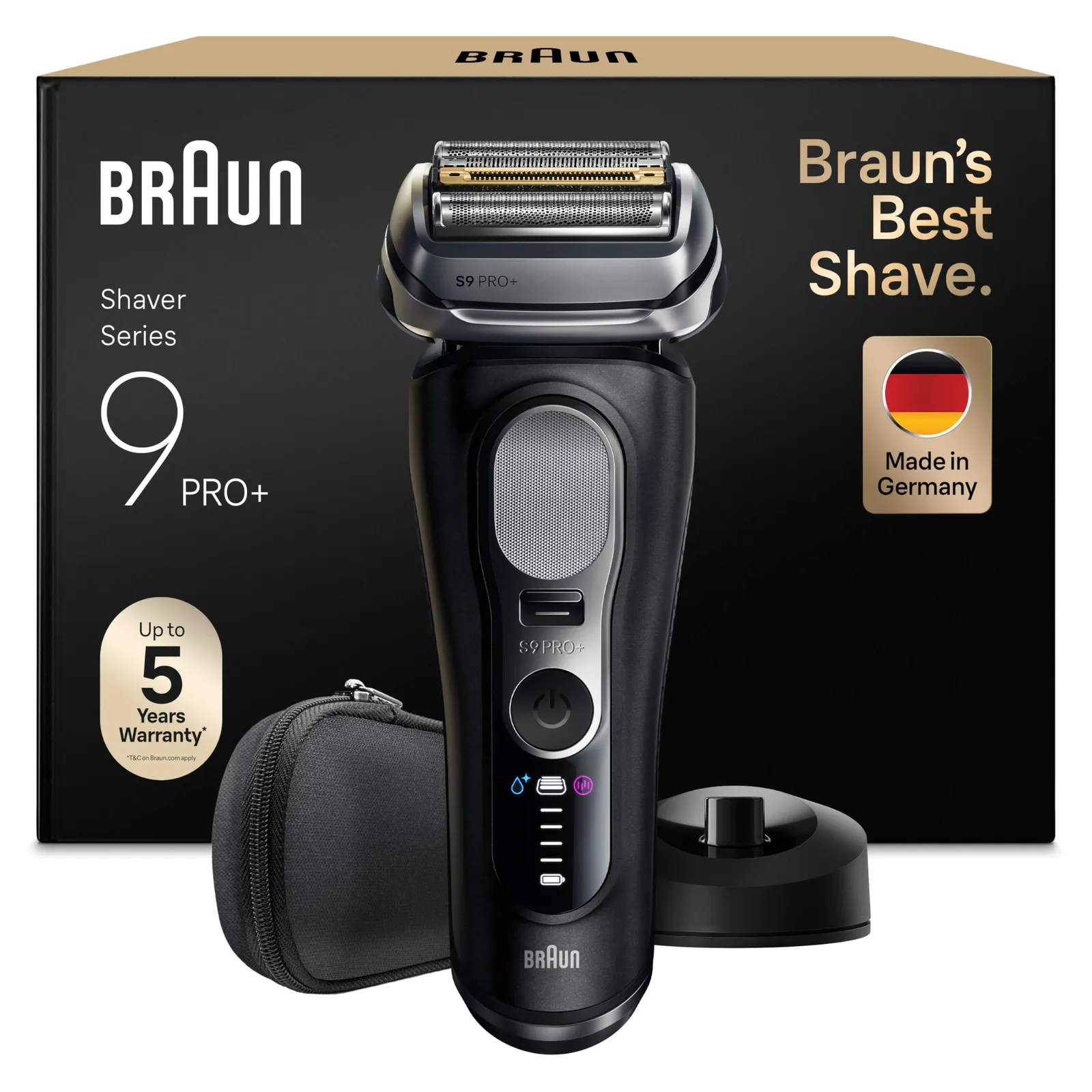 Afeitadora Eléctrica Braun Series 9 Pro+ 9610SI Negra
