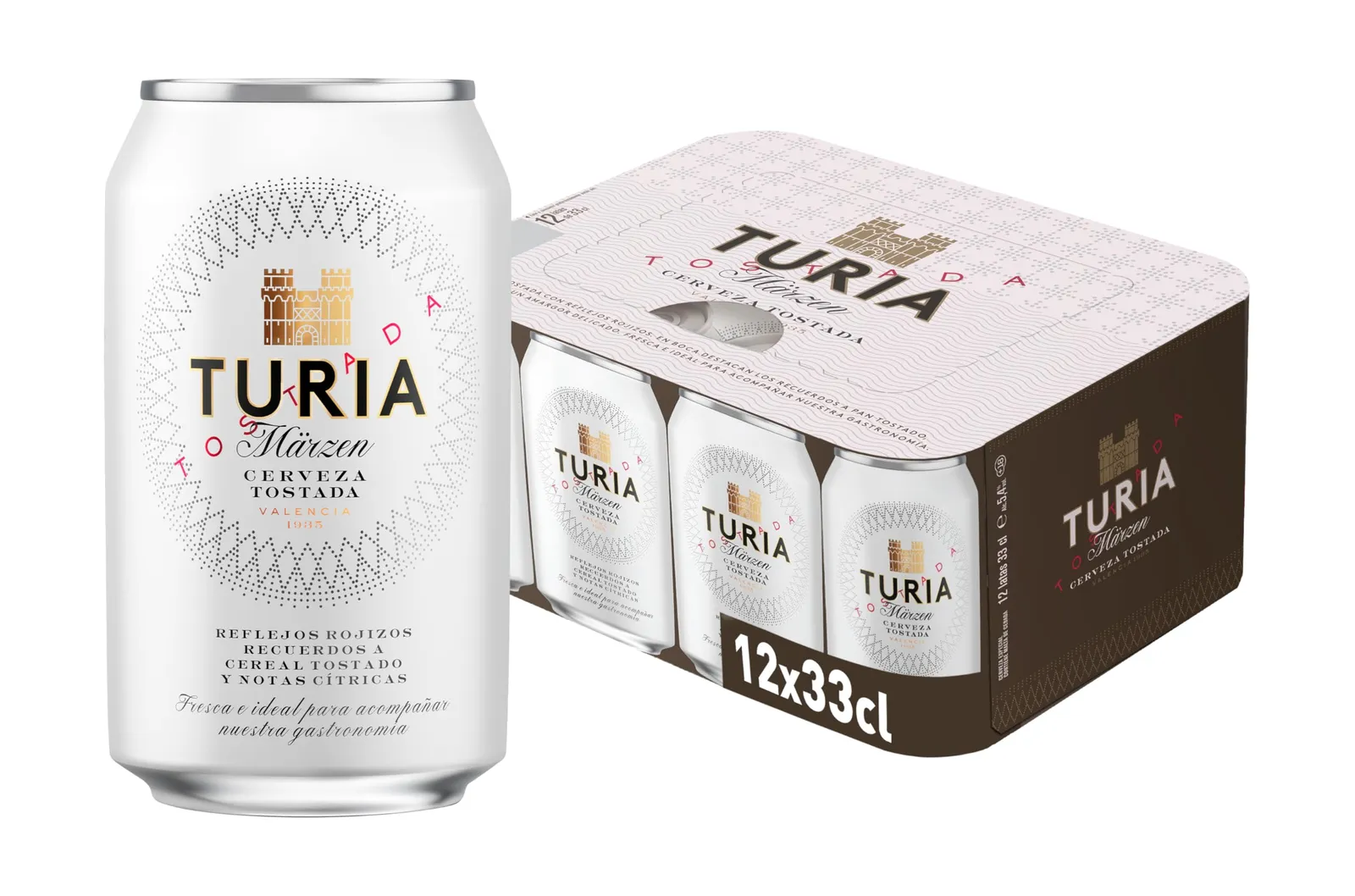 12 Latas Cerveza Turia Märzen 33cl