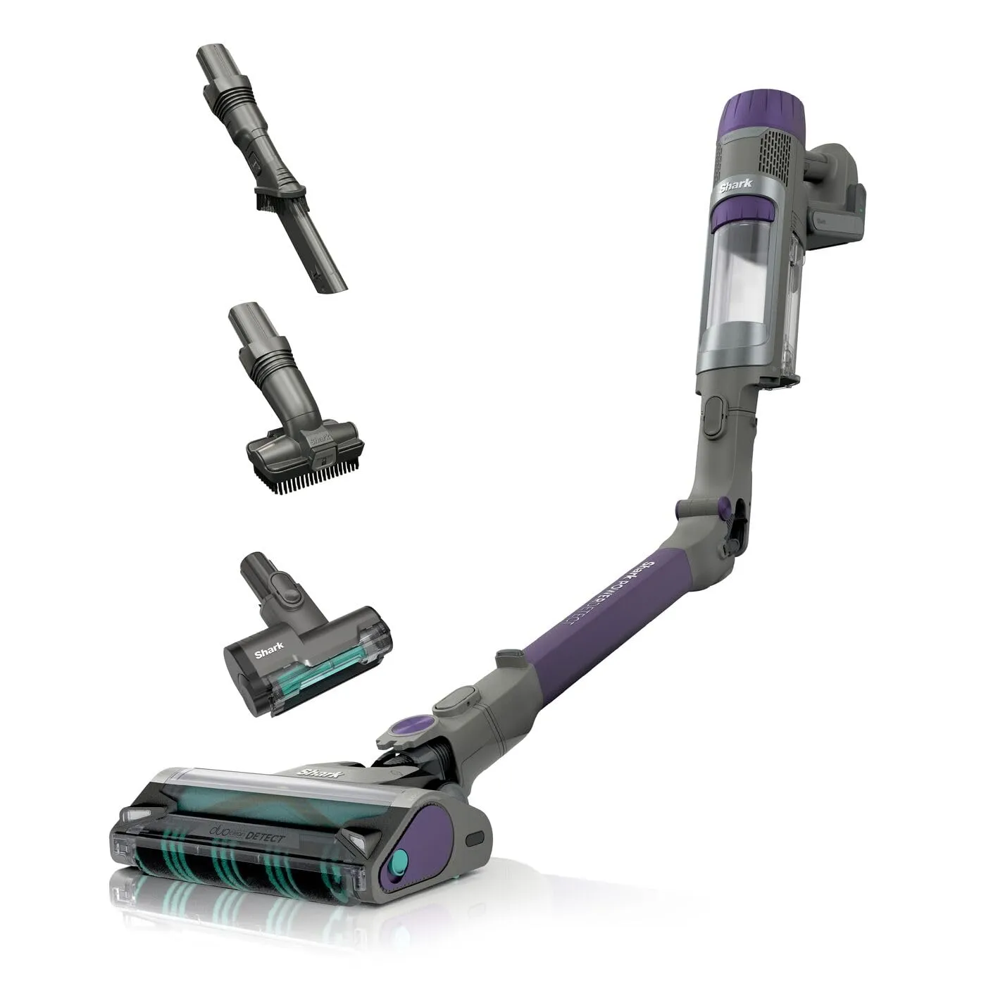 Shark PowerDetect Aspiradora sin Cable IP1251EUT: Autonomía 70 min, DuoClean Detect, Anti-Hair Wrap Plus