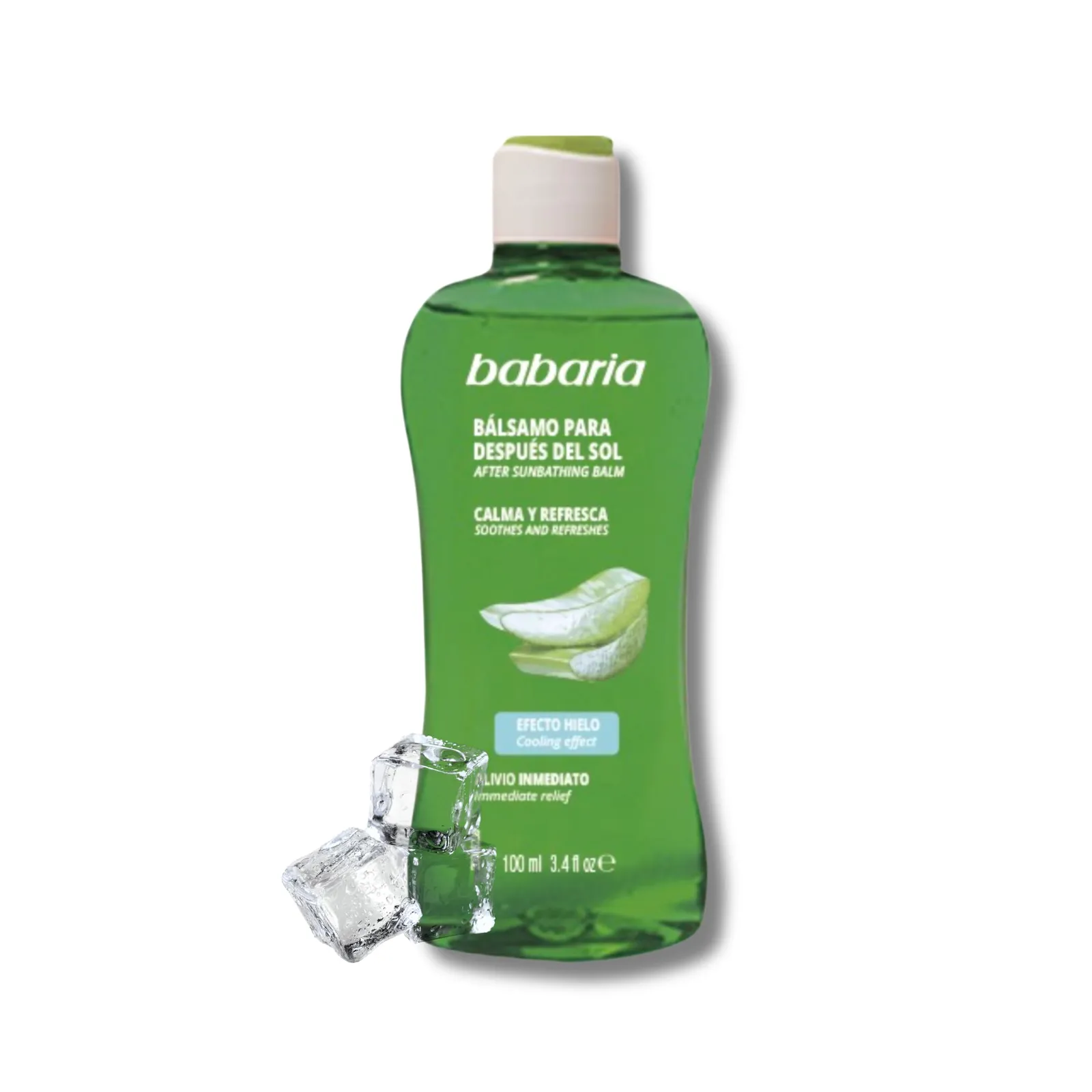 Pack 2x 100ml Babaria After Sun Aloe Vera con Efecto Hielo