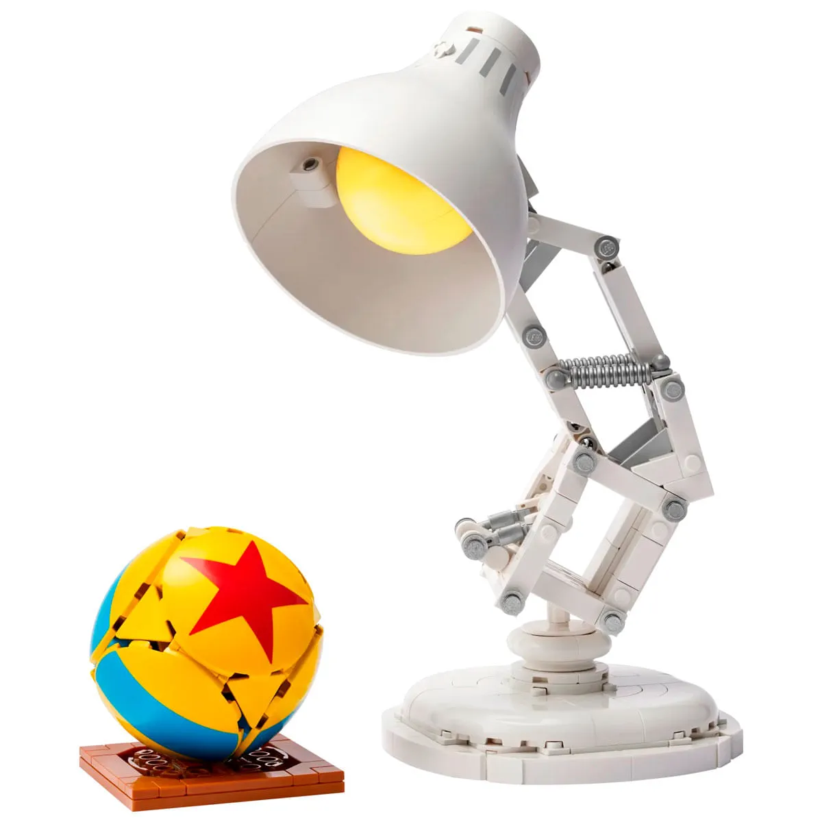 LEGO Ideas Disney Pixar Luxo Jr. (21353): Réplica coleccionista del icónico flexo