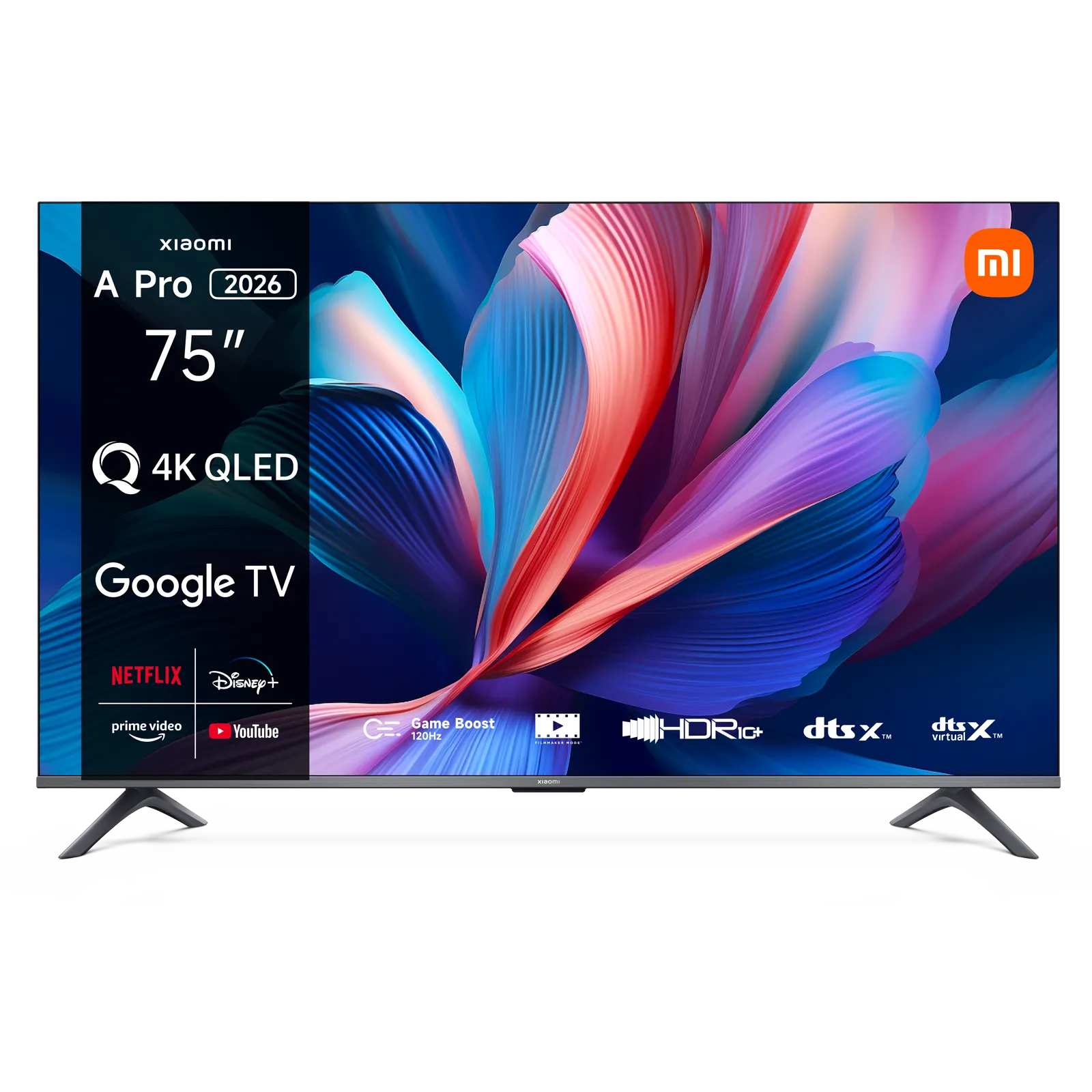 Xiaomi Smart TV A Pro 75" QLED 4K UHD