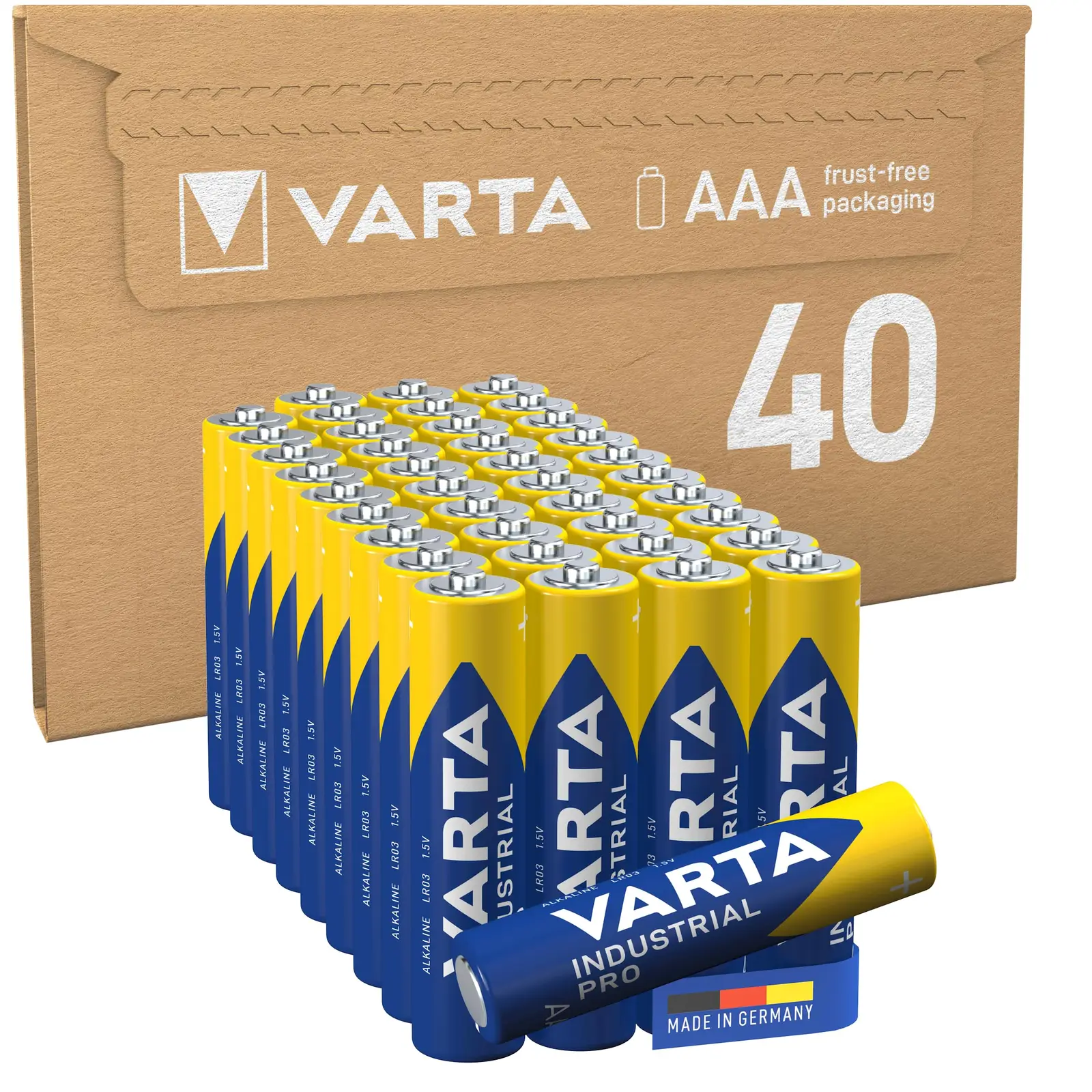 Pilas AAA VARTA 40 unidades 1,5V