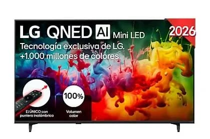 Smart TV LG 55" QNED72B 55QNED72B6B 55 pulgadas Mini LED QNED con IA