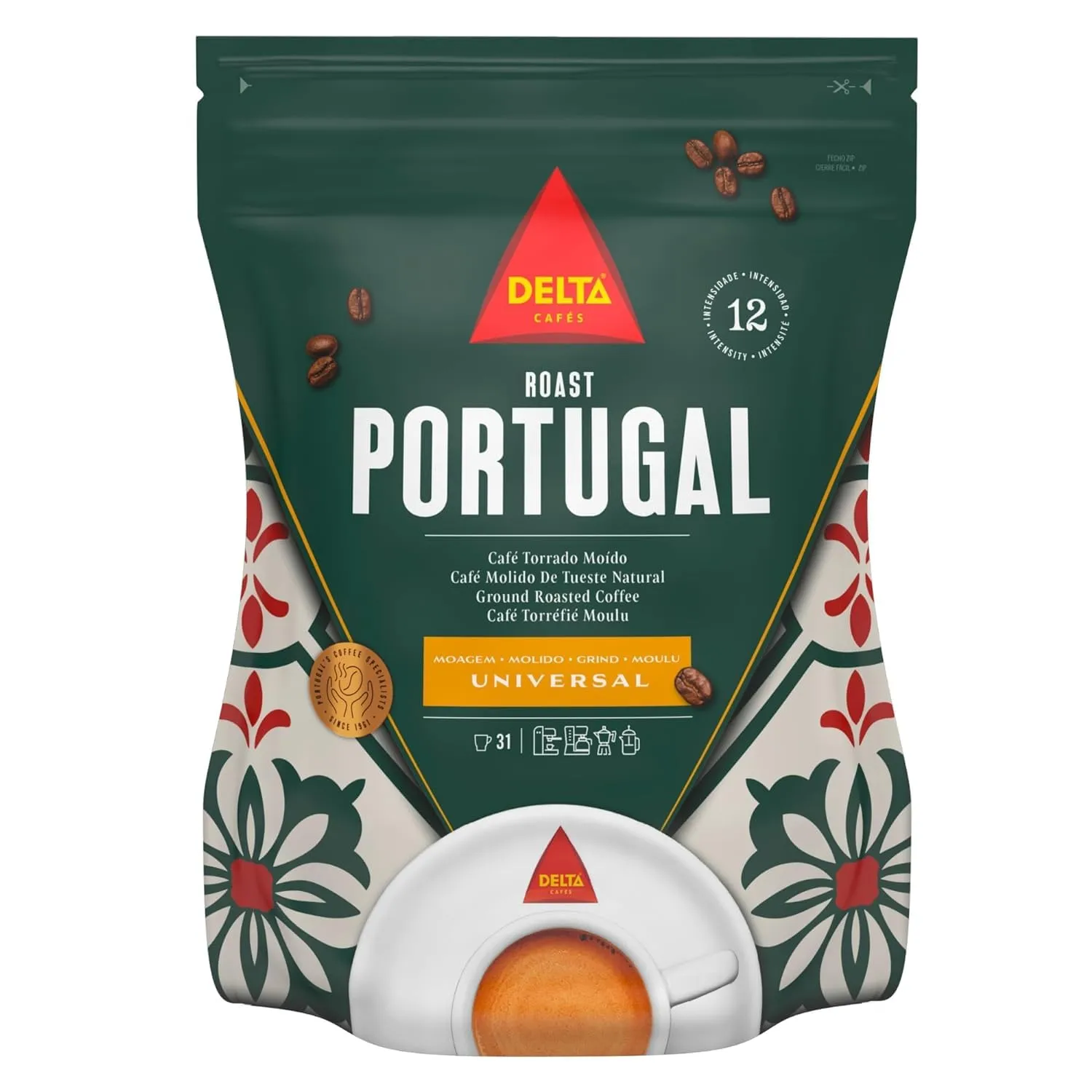Pack 2x Café Molido Delta Cafés Origen Portugal 220g