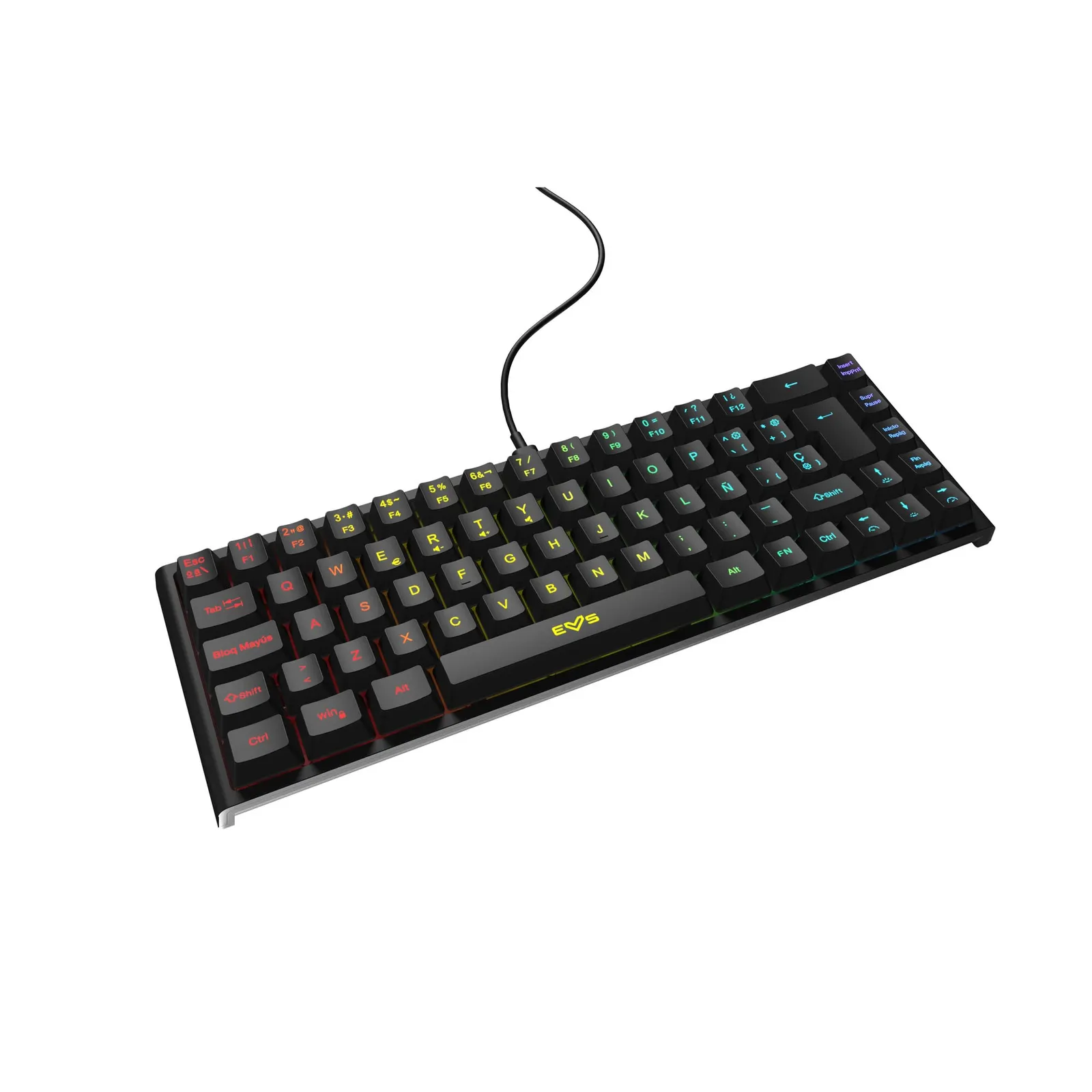 Teclado Gaming Energy Sistem ESG K4 Kompact-RGB con Cable USB-C Extraíble