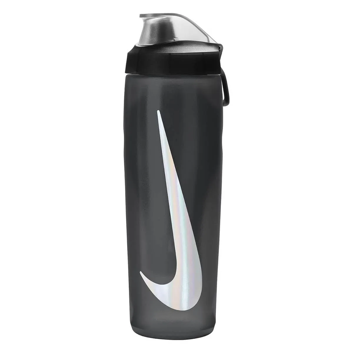 Nike Refuel Locking Lid Botella Agua 709 ml Anthracite/Black/Silver Iridescent
