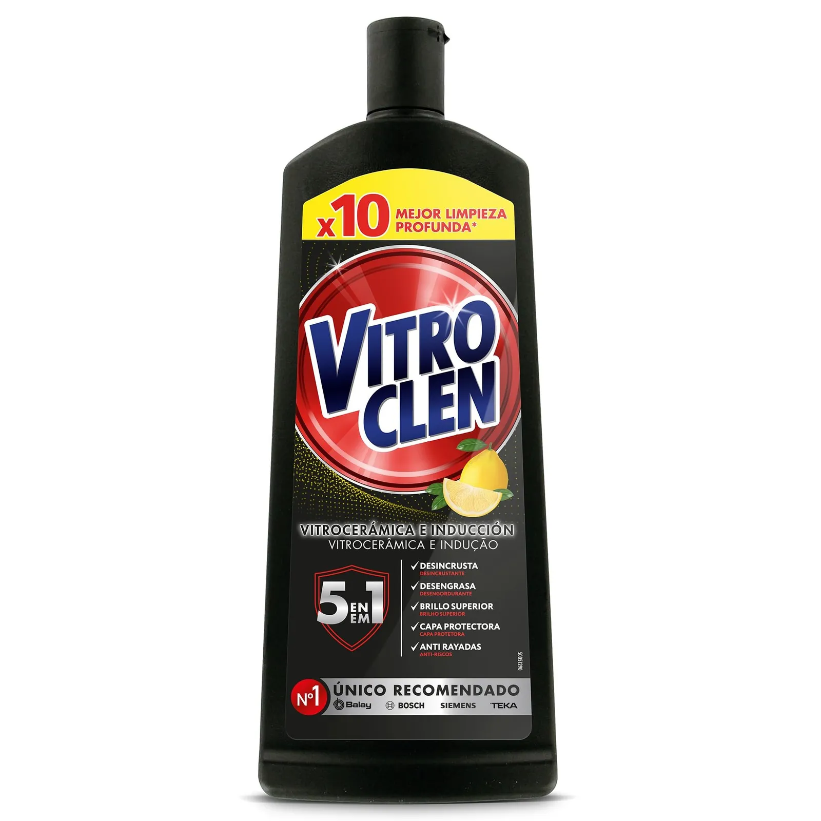 Pack 3x Vitroclen Limpiador Crema para Vitrocerámica e Inducción (450 ml)