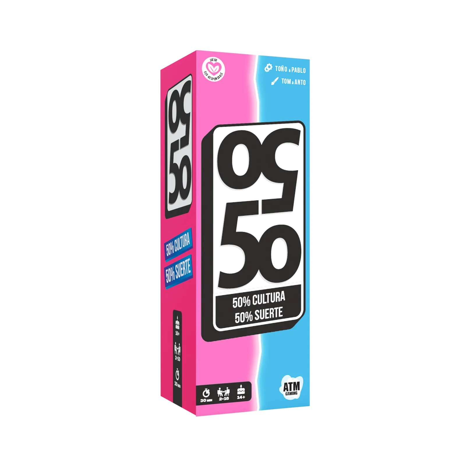 Juego de preguntas ATM Gaming 50 50