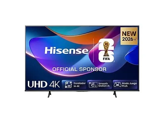 Smart TV LED Hisense 55A6S 55" UHD 4K Control por Voz Negro