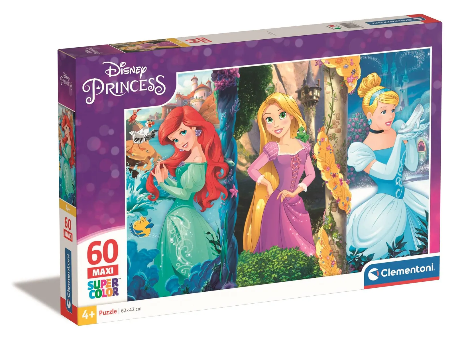 Clementoni Maxi Puzzle Princesas Disney 60 Piezas para Niños