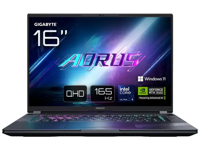 Portátil Gaming Gigabyte AORUS ELITE 16: Intel Core Ultra 9, 32GB RAM, 1TB SSD, RTX 5070