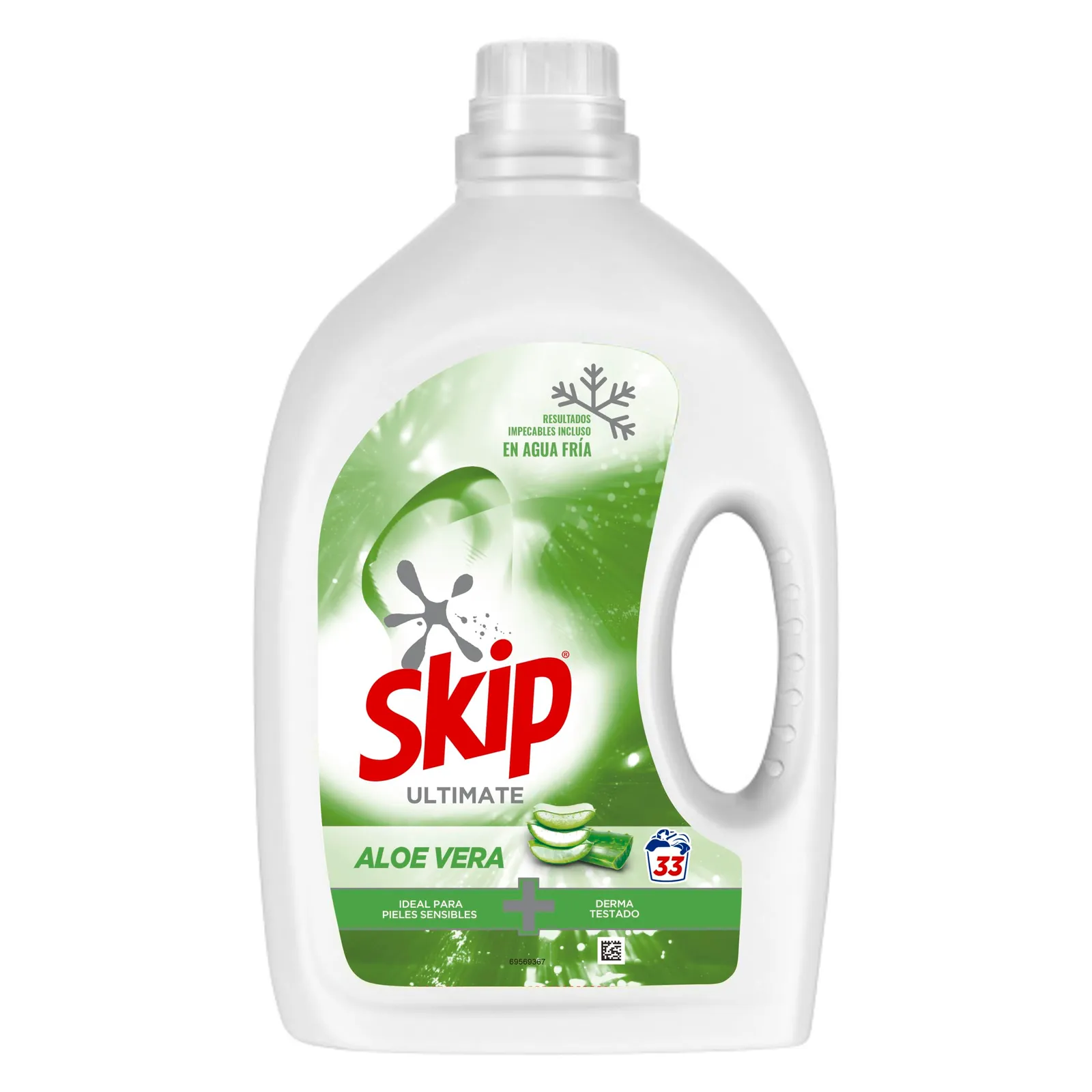 2x Detergente Líquido Skip Ultimate Aloe Vera 33 Lavados