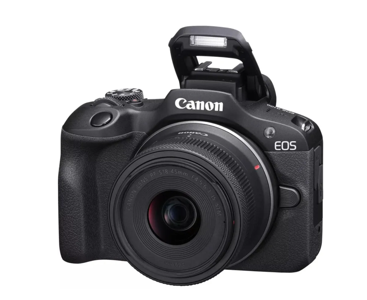 Canon EOS R100 + Objetivo 18-45mm: Cámara EVIL 24.1MP APS-C 4K WiFi