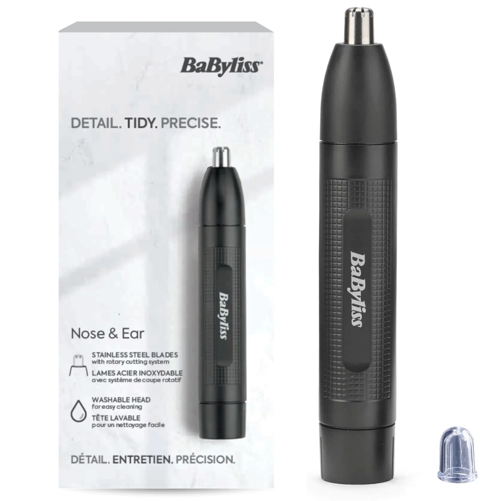 Recortadora de vello nasal y orejas BaByliss