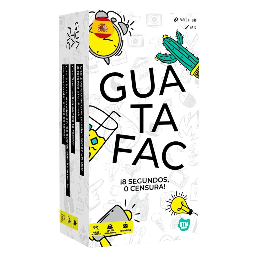 Juego de cartas GUATAFAC: Desata tu mente con humor negro y chistes verdes