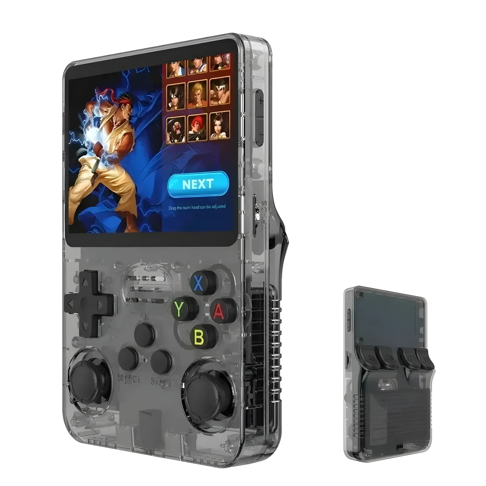Consola Retro Portátil R36S: Linux, Pantalla IPS 3.5", 64GB, +15000 Juegos