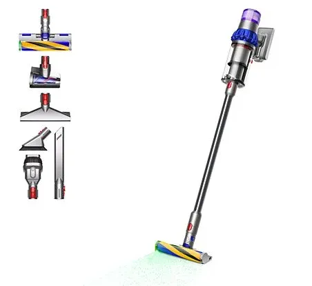 Aspirador Dyson V15 Detect Fluffy: 240 AW, luz LED, 60 min autonomía