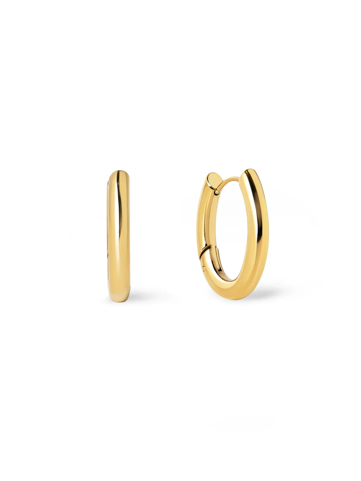 Pendientes Aro Baño Oro 18Kt Mujer Singularu Samba