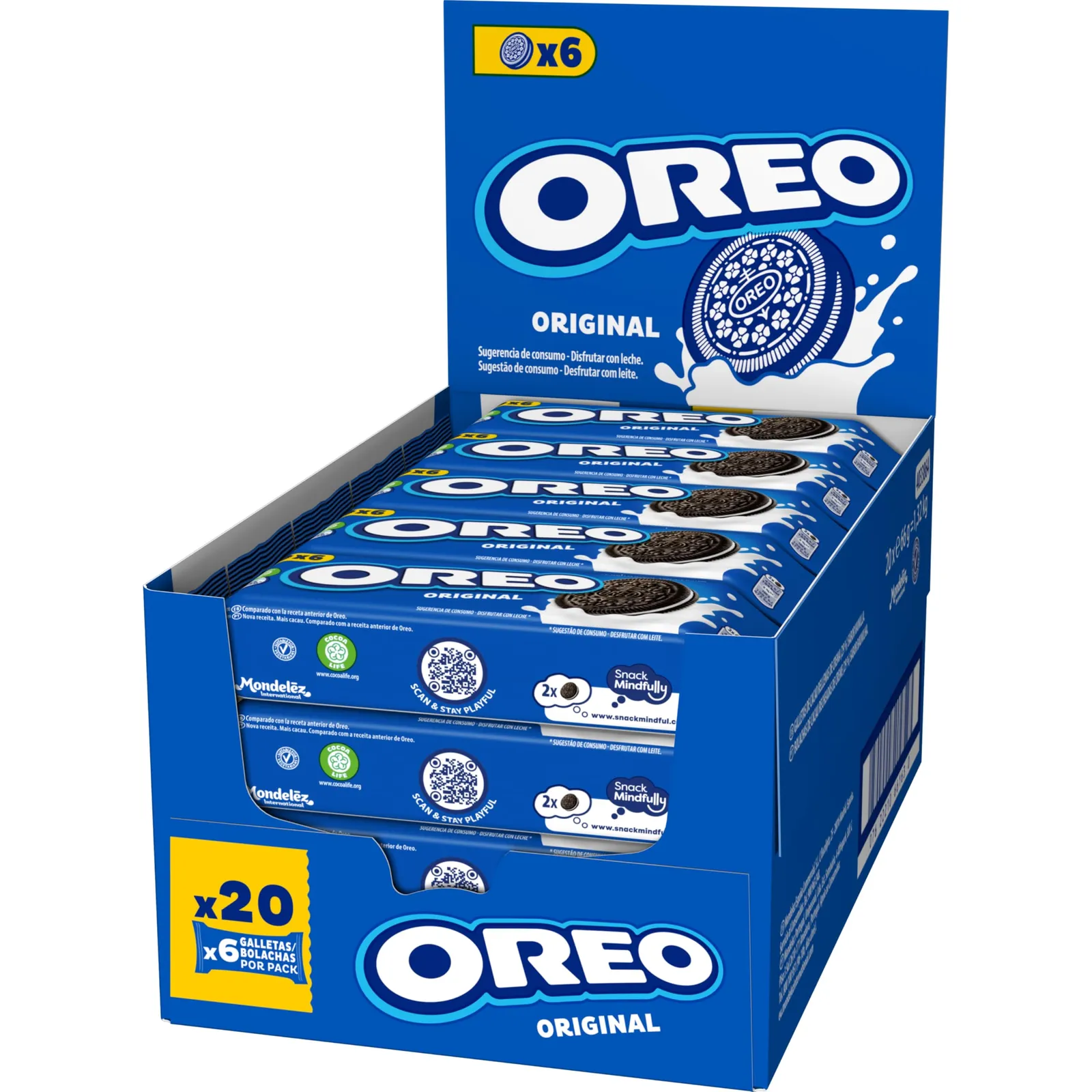 20 Paquetes Galletas Oreo Original