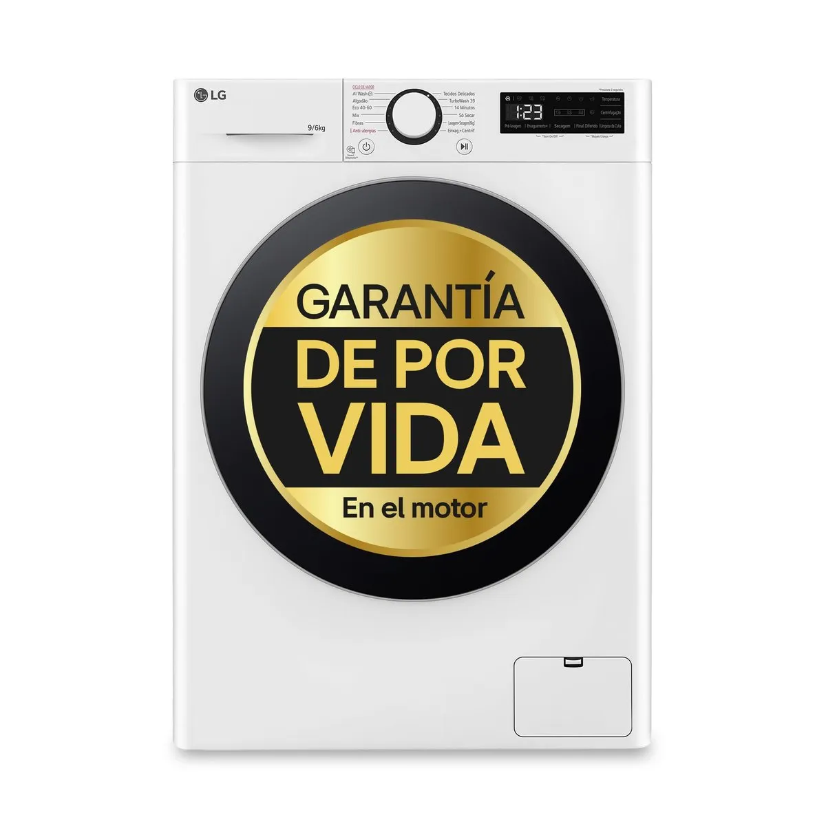Lavadora Secadora LG F4DR6009A1W AI Direct Drive 9/6 kg 1400 rpm Turbowash 360º Eficiencia A