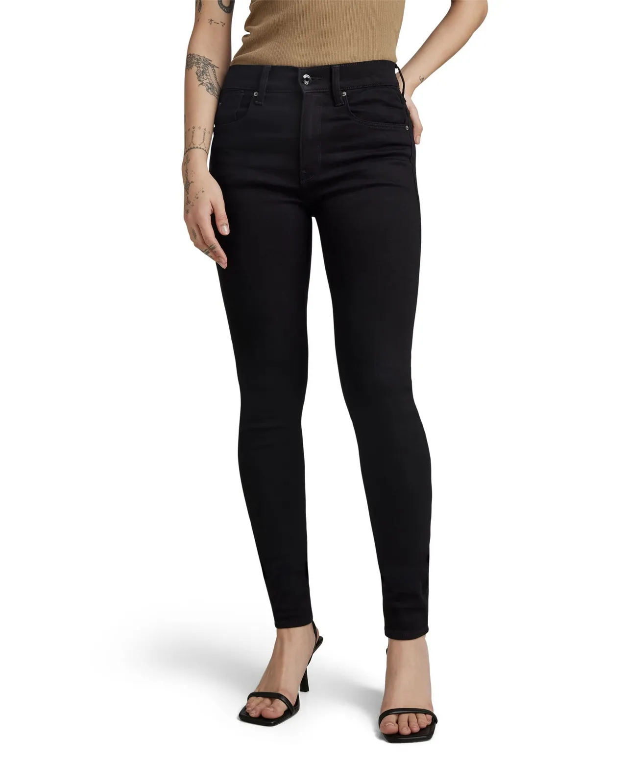 G-Star Raw Lhana Skinny Jeans Mujer Negros