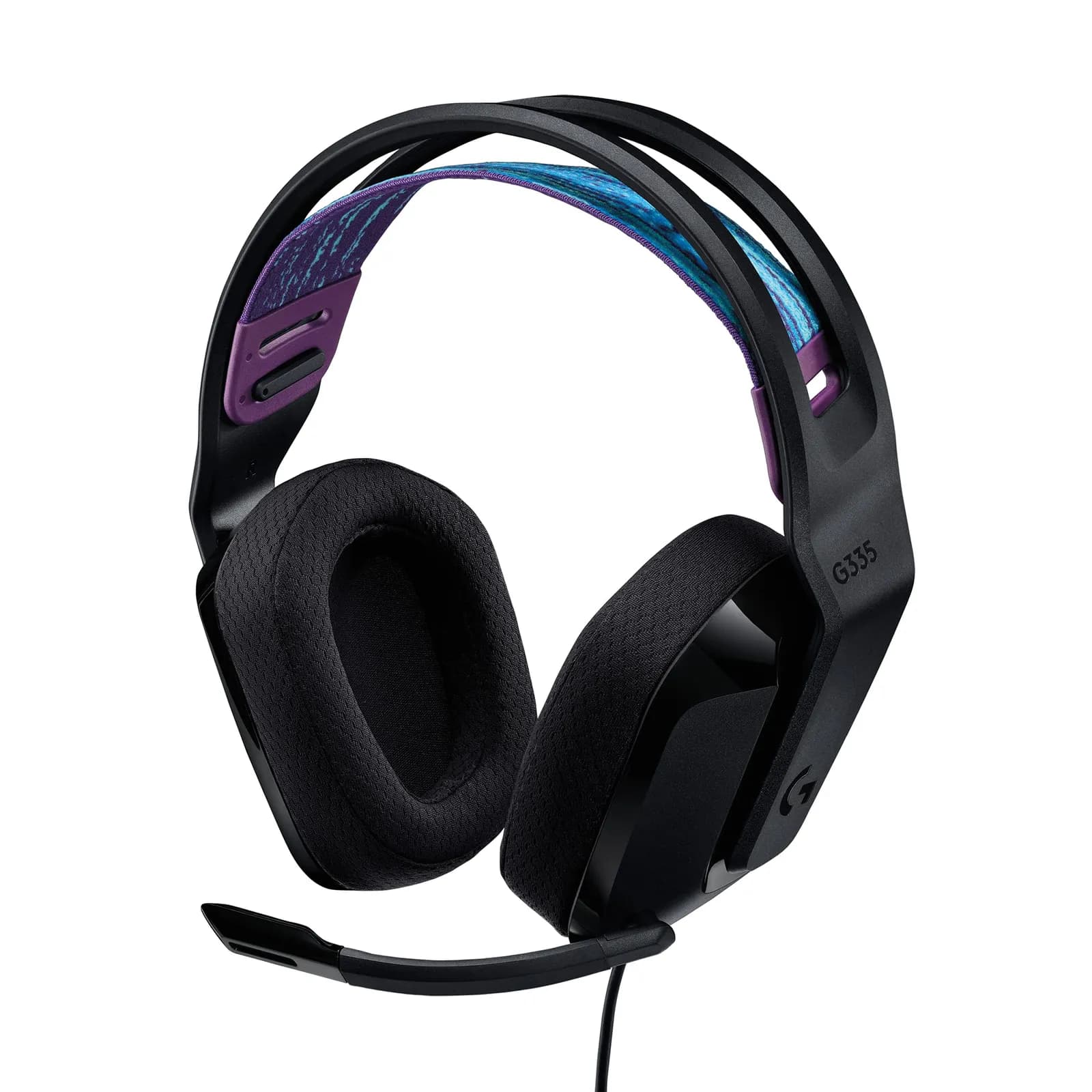 Auriculares Gaming Logitech G G335 con Cable y Micrófono Abatible - Negro