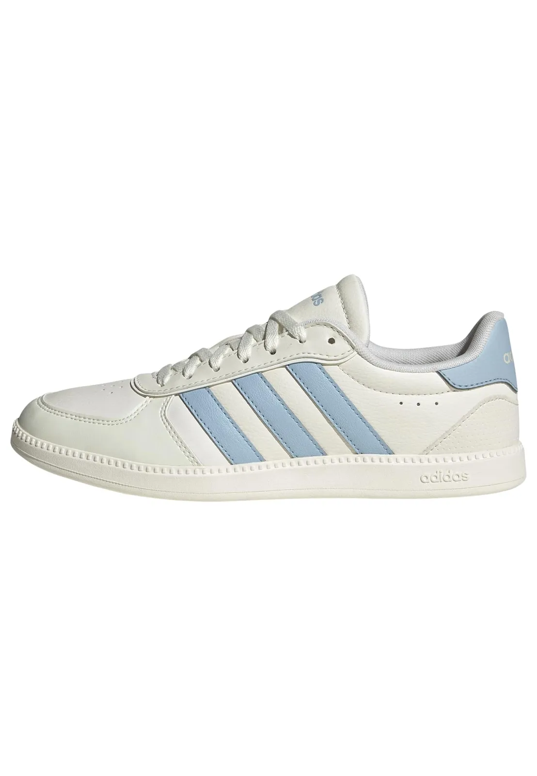 Zapatillas adidas Mujer Breaknet Sleek, Blanco/Celeste (varias tallas)