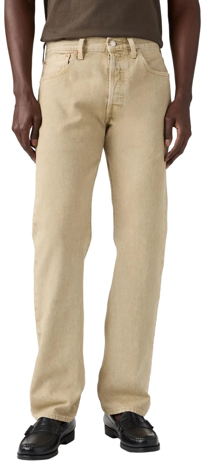 Levi's 501 Original Jeans Yellow Sand Garment Dye Beige 32 32 (varias tallas)